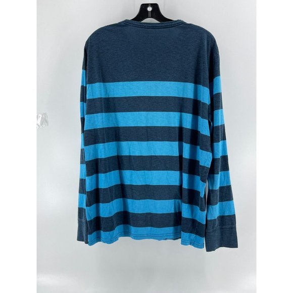 American Eagle Men's Long Sleeve Athletic Fit Blue Long Sleeve Tee T Shirt XL - Picture 3 of 10